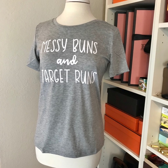 Messy Buns and Target Runs Graphic Tee T-Shirt - Picture 2 of 7